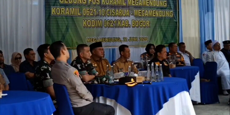 Kodim 0621 Resmikan Pos Koramil Megamendung, Perkuat Pelayanan dan Pembinaan Teritorial