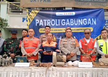 Patroli Gabungan ANTAM dan Aparat Tertibkan PETI Pongkor: 20 Akses Tambang Ilegal Ditutup