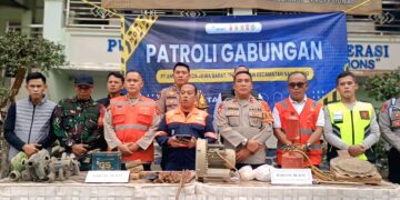 Patroli Gabungan ANTAM dan Aparat Tertibkan PETI Pongkor: 20 Akses Tambang Ilegal Ditutup