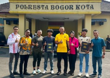 HUT Bhayangkara ke-80, Polresta Bogor Kota Apresiasi Atlet Sepeda Berprestasi
