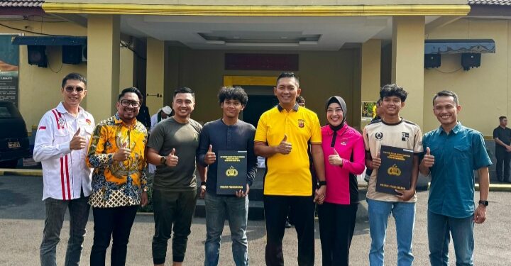 HUT Bhayangkara ke-80, Polresta Bogor Kota Apresiasi Atlet Sepeda Berprestasi