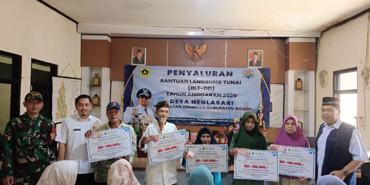 27 Keluarga Penerima Manfaat Desa Neglasari Terima BLT Dana Desa Triwulan II Tahun 2026