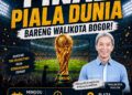 PWI Kota Bogor KONI, KNPI, Kadin, dan Blackcats Gelar Nobar Final Piala Dunia 2026 Bersama Wali Kota Bogor