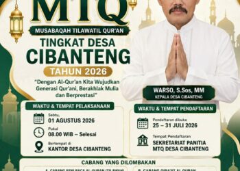 MTQ Tingkat Desa Cibanteng Tahun 2026 Siap Digelar, Cetak Generasi Qur’ani Berakhlak Mulia