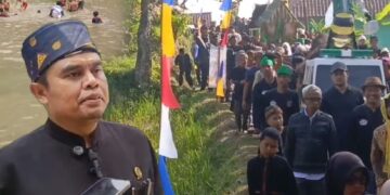 Festival Saba Lembur II Kiarasari, Ngubek Empang dan Pawai Hasil Bumi Perkuat Ekowisata Curug Cidurian