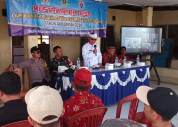 Musdes Mekarjaya, Laporan Realisasi Anggaran 2026 Serta Penggabungan Agenda Perubahan APBDes Dan Pembentukan Panitia BPD