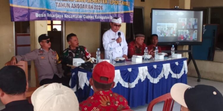 Musdes Mekarjaya, Laporan Realisasi Anggaran 2026 Serta Penggabungan Agenda Perubahan APBDes Dan Pembentukan Panitia BPD