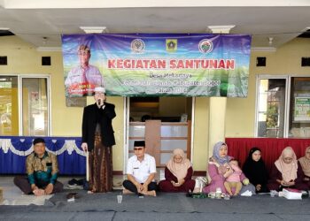 Pemdes Mekarjaya Peluk 100 Anak Yatim dan Janda dengan Santunan Kasih Sayang