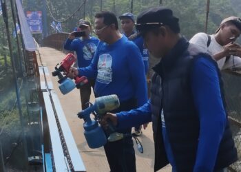 Gerakan Langit Biru Indonesia Asri Gelar Aksi Nyata Pelestarian alam Dan Perbaikan Fasilitas Umum