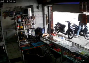 Motor Jurnalis Dicuri di Ciawi Bogor, Aksi Pelaku Terekam CCTV