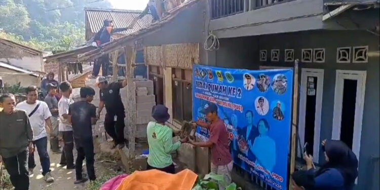 PWO Bogor Bedah Rumah Warga Kurang Mampu Di Caringin