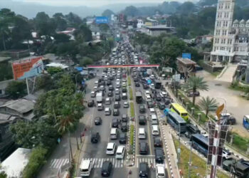 Kemacetan Parah Terjadi Di Puncak Bogor Saat Libur Panjang Sekolah
