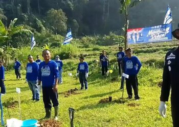 DPC Partai Demokrat Gelar Ekspedisi Bogor Biru Di Cibeling Caringin