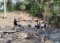Galian Misterius Muncul Di Batu Ngampar Cikakak Warga Duga Untuk Cari Harta Karun