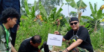 LSM Dampal Jurig Gandeng Mahasiswa KKN dan Ajak Pemuda Selamatkan Lingkungan