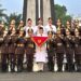 Paskibra SMPN 5 Kota Bogor Sukses Kibarkan Sang saka Merah Putih Di Tugu Kujang