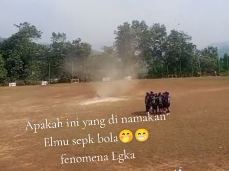 Puting Beliung Terjang Liga Pordes di Kecamatan Nanggung, Video Sempat Viral