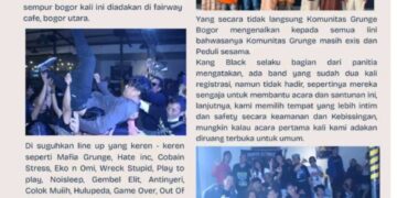 Reunian Grunge Bogor #2, Musik Bising dan Aksi Kemanusiaan Bersatu di Bogor Utara