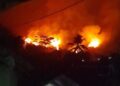 4 ha Ladang dan Hutan Bambu di Gunung Geulis Sukabumi Terbakar, Api Merambat Dekati Permukiman