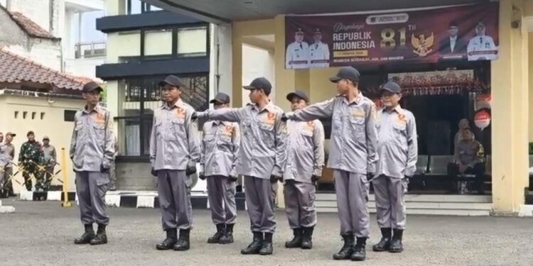 12 Desa Ikuti Lomba PBB Linmas Di Sukaraja, Uji Disiplin Dan Soliditas