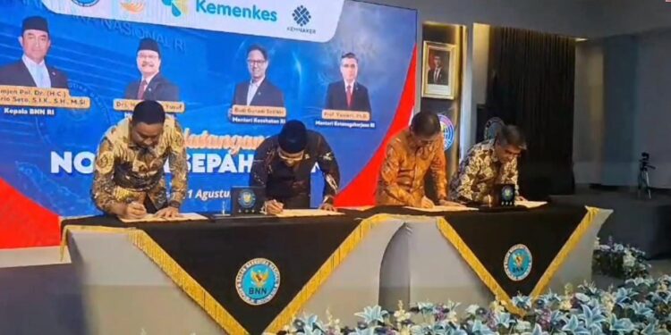 BNN Bersama Tiga Kementrian Perkuat Rehabilitasi Korban Penyalahgunaan Narkotika