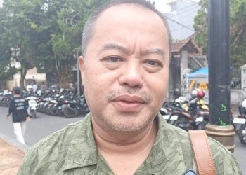 Danny Ramdhani, Anggota Komisi III DPRD Kota Sukabumi saat diwawancarai awak media, Rabu (16092026).