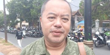 Danny Ramdhani, Anggota Komisi III DPRD Kota Sukabumi saat diwawancarai awak media, Rabu (16092026).
