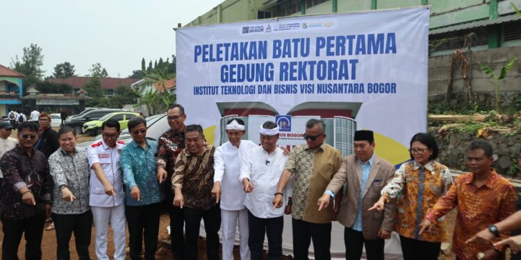 ITB Vinus Bogor Gelar Peletakan Batu Pertama, Usung Kurikulum Berbasis Pemberdayaan Desa