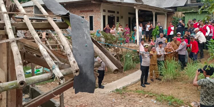 Rumah Kosasih Dirobohkan Kapolsek Leuwiliang, Pembangunan Program Rumah ASRI Tahap III Dimulai Besok