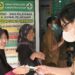 Puskesmas Cibening Bagikan Masker, Himbauan masyarakat Tetap Waspada