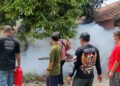 Pemdes Cibeber 1 Gelar Pengasapan Fogging Bersama, Cegah Dini Penyakit DBD