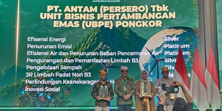 PT. ANTAM Raih Penghargaan Utama Dan Total 8 Piala Di Ensia 2026