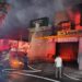 Diduga Konsleting Kabel Listrik, Leuwimart Ludes Terbakar