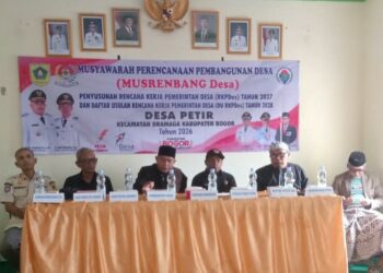 Musrembang Desa Petir: Anggaran Rp373 Juta Diprioritaskan Tuntaskan Pembangunan Tertunda
