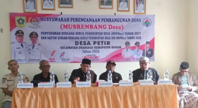 Musrembang Desa Petir: Anggaran Rp373 Juta Diprioritaskan Tuntaskan Pembangunan Tertunda