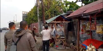 Satpol PP Kemang Awasi PKL Pascapenertiban Di Jalan Parung-Bogor
