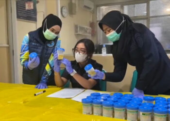 Razia Gabungan Di Lapas Khusus Gunung Sindur, 122 Orang Jalani Tes Urine Dan Hasilnya Negatif Narkoba