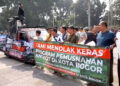 Ratusan Angkot Kepung Balai Kota Bogor, Sopir Tolak Kebijakan Peremajaan