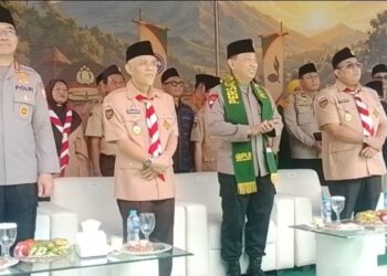 Kapolri Listyo Sigit Hadiri Apel Akbar PUI di Sukabumi