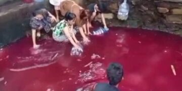 Kolam Raden Mas Pangeran Papak Berwarna Merah, Kades Imbau Tidak Gampang Percaya Medsos