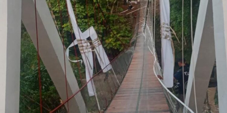 Jembatan Pongpet Miring Saat Peresmian, TNI AD Luruskan Fakta Kondisi dan Penyebabnya