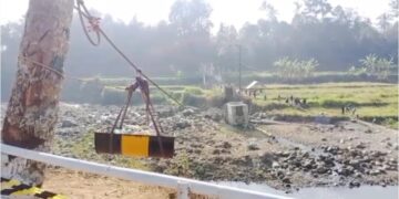 CMNP Perkuat Konstruksi Jembatan Gantung Leuwidingding Sukabumi, Pondasi Dijauhkan dari Sungai