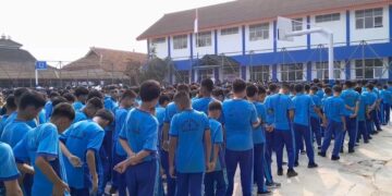 Sekolah Kembali Tatap Muka, SMPN 1 Tenjo Imbau Siswa Pakai Masker