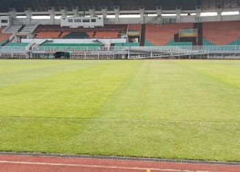 Jelang Garuda Yaksa vs Persik Kediri, Stadion Pakansari Dipoles Maksimal