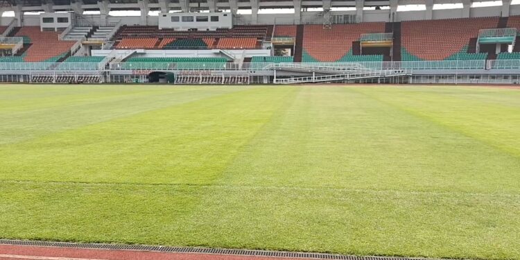 Jelang Garuda Yaksa vs Persik Kediri, Stadion Pakansari Dipoles Maksimal