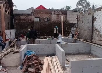 Tujuh Rumah Korban Kebakaran Di Kadudampit Dibangun Kembali Secara Swadaya