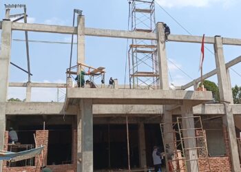 Pembangunan Gedung Kecamatan Gunung Puyuh Sukabumi Capai 45 Persen, Target Rampung November