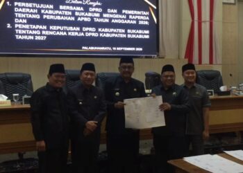 DPRD Dan Pemkab Sukabumi Sepakati Perubahan APBD 2026, Tambahan Dana Bagi Hasil Rp89 Miliar