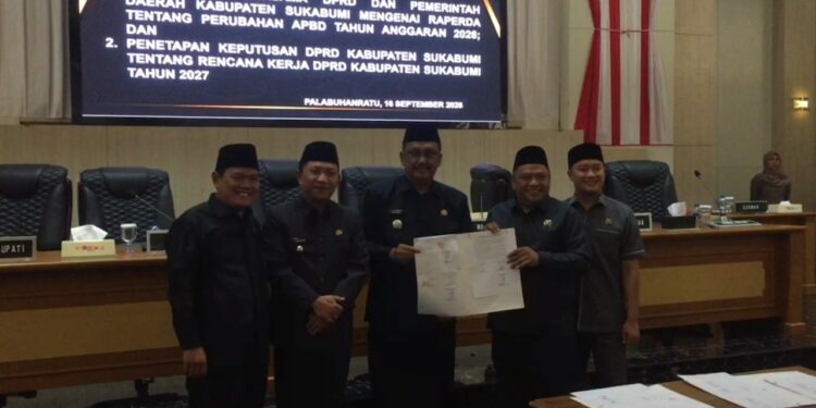 DPRD Dan Pemkab Sukabumi Sepakati Perubahan APBD 2026, Tambahan Dana Bagi Hasil Rp89 Miliar