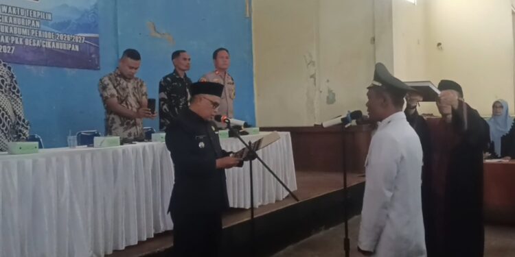 Asep Sunar Resmi Dilantik Jadi Kades PAW Cikahuripan, Lanjutkan Program Desa hingga 2027